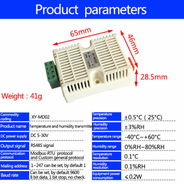 Temperature and Humidity Sensor Without Screen - Image 18