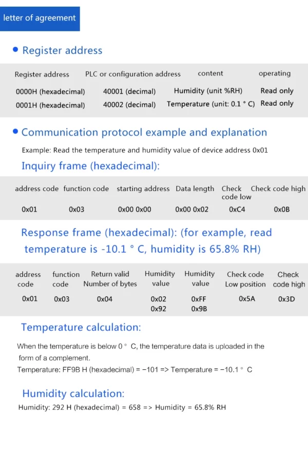 Temperature and Humidity Sensor Without Screen - Image 6